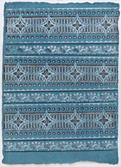 Borders Prints: Sheet with four borders with a floral