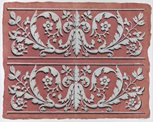 Remondini Prints: Sheet with two borders with rinceau motif