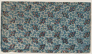 Relief Print Prints: Sheet with overall abstract pattern, 19th century. Creator: Anon
