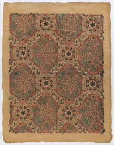 Remondini Prints: Sheet with overall floral pattern
