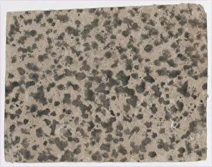 Relief Print Prints: Sheet with an overall splotchy pattern, 19th century. Creator: Anon