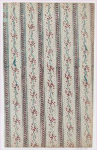Remondini Prints: Sheet with overall vine and dot pattern