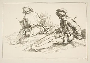 Sheet of Sketches, 1753. Creator: Francois Boucher