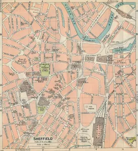 Sheffield, c20th Century. Artist: John Bartholomew