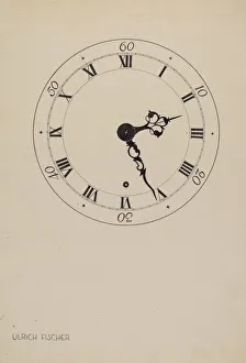 Shelf Clock, c. 1937. Creator: Ulrich Fischer