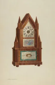 Shelf Clock Prints: Shelf Clock, c. 1939. Creator: Lorenz Rothkrantz