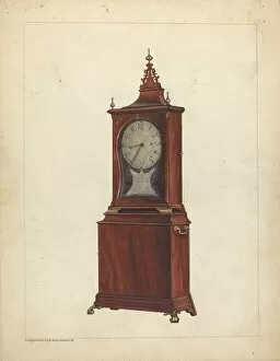 Images Dated 22nd October 2021: Shelf Clock, c. 1953. Creator: M. Rosenshield-von-Paulin