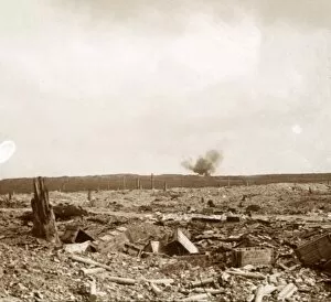 Meuse Gallery: Shell, Douaumont, northern France, 1917