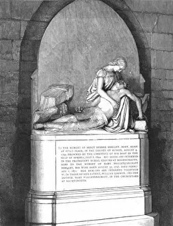 The Shelley Memorial at Christchurch, near Bournemouth, 1890. Creator: Unknown