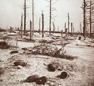 Devastation Gallery: Shells, Verdun, northern France, c1914-c1918