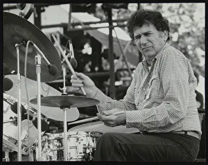 Manne Prints: Shelly Manne playing at the Capital Radio Jazz Festival, London, 1979