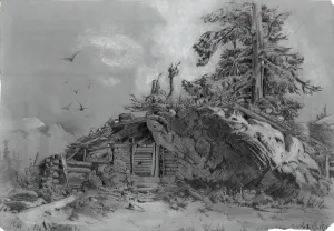 Louis M Eilshemius Prints: Shelter, 1878. Creator: Louis Michel Eilshemius
