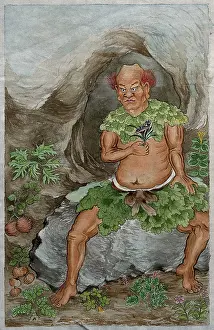 Folk Life Prints: Shen Nung, (between 1800 and 1899?). Creator: Unknown