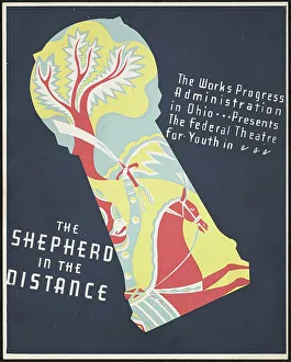 Panto Prints: The Shepherd in the Distance, Cleveland, OH, 1937. Creator: Unknown