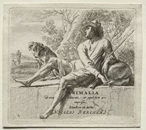 Shepherd and Dog. Creator: Nicolaes Berchem (Dutch, 1620-1683)