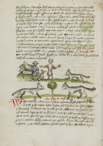 Canine Prints: A Shepherd with his Dog and Flock: A Man Chasing Away a Wolf; Fables