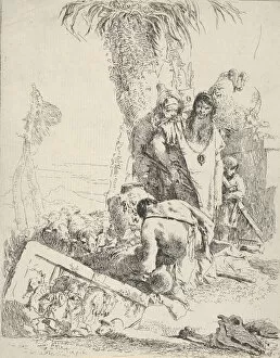 Shepherd with Two Magicians, from the Scherzi, ca. 1743-57
