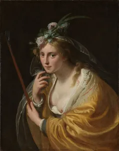 Moreelse Paulus Prints: A Shepherdess, 1630. Creator: Paulus Moreelse