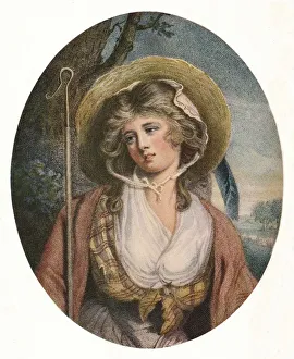 Samuel Woodforde Prints: The Shepherdess, 1787. Artist: John Raphael Smith