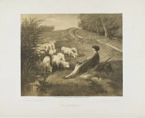 The Shepherdess, 1871. Creator: Joseph Foxcroft Cole