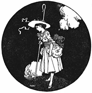 Chiroptera Collection: The Shepherdess and the Chmney-Sweeper, c1930. Artist: W Heath Robinson