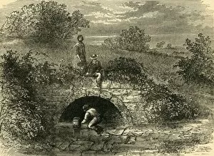 Drinking Water Gallery: Shepherds Well in 1820, (c1876). Creator: Unknown