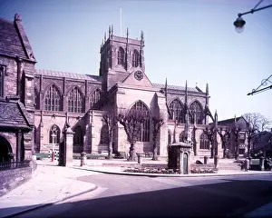 Dorset Prints: Sherborne Abbey, Dorset, c1955. Creator: Arthur Charles Kirby Ware