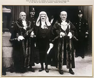 Corporation Of London Gallery: Sheriffs of the City of London presenting a petition at the House of Commons, London, 1926