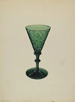 Sherry Wine Glass, c. 1937. Creator: John Dana