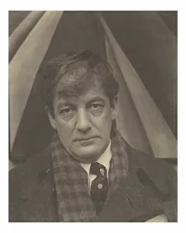 Scarf Prints: Sherwood Anderson, 1923. Creator: Alfred Stieglitz