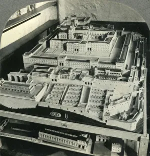 6th Century Bc Prints: Shicks Plan of Temple as Solomon Built It, Jerusalem, Palestine, c1930s. Creator: Unknown