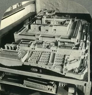 Conrad Gallery: Shicks Plan of Temple as Solomon Built It, Jerusalem, Palestine, c1930s. Creator: Unknown