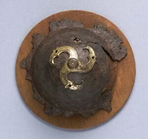 Lombardic Collection: Shield Boss, Langobardic, 7th century. Creator: Unknown