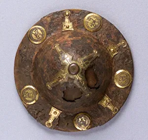 Shield Boss Prints: Shield Boss (Umbo), Langobardic, 7th century. Creator: Unknown