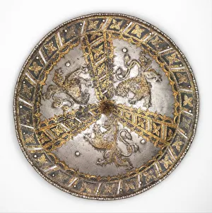 Landshut Prints: Shield, German, Landshut or Augsburg, ca. 1560. Creator: Unknown