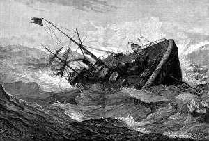 Wells J R Prints: A Shifted Cargo, 1880. Creator: John Greenaway