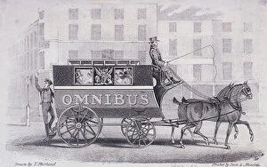 Coachman Gallery: Shillibeers second omnibus, drawn by two horses instead of three, c1830. Artist