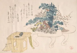 Bonsai Prints: Shimadai and Sambo, 19th century. Creator: Kubo Shunman