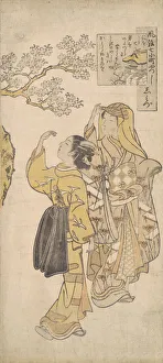 Kyoto Prints: Shimizu Temple, ca. 1765. ca. 1765. Creator: Suzuki Harunobu