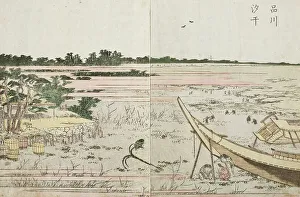 Saki No Prints: Shinagawa, c1802. Creator: Hokusai