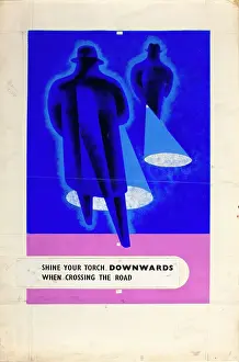 The National Archives Prints: Shine your torch downwards when crossing the road