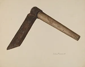 Alfonso Moreno Gallery: Shingle Knife, 1938. Creator: Alfonso Moreno