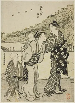 Toshien Prints: Shinobazu Pond, from the series Eight Views of Edo (Koto hakkei), c