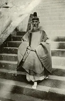 Macmillan And Co Gallery: A Shinto Priest, 1910. Creator: Herbert Ponting