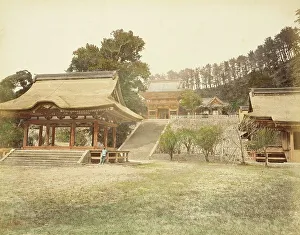 Shintoism Prints: Shinto Temple, 1865. Creator: Unknown