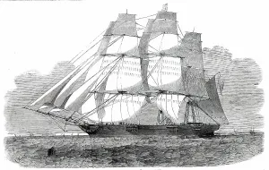Clipper Prints: The Ship Oriental, of New York, 1850