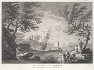 Repair Prints: The Ship Being Repaired, ca. 1750-1800. Creator: Pierre Francois Basan