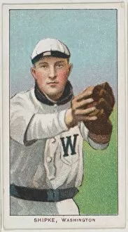 Catching Gallery: Shipke, Washington, American League, from the White Border series (T206) for the Americ