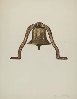 Noble Prints: Ships Bell, 1939. Creator: Raymond E. Noble