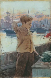 Cabin Boy Prints: The ships boy, 1887. Artist: Guiard, Adolfo (1860-1916)